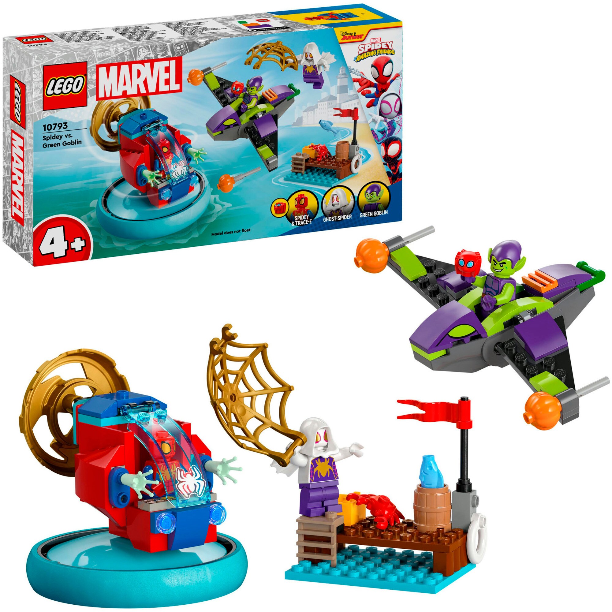 LEGO Konstruktionsspielzeug Marvel Spidey und seine Super-Freunde Spidey vs. Green Goblin