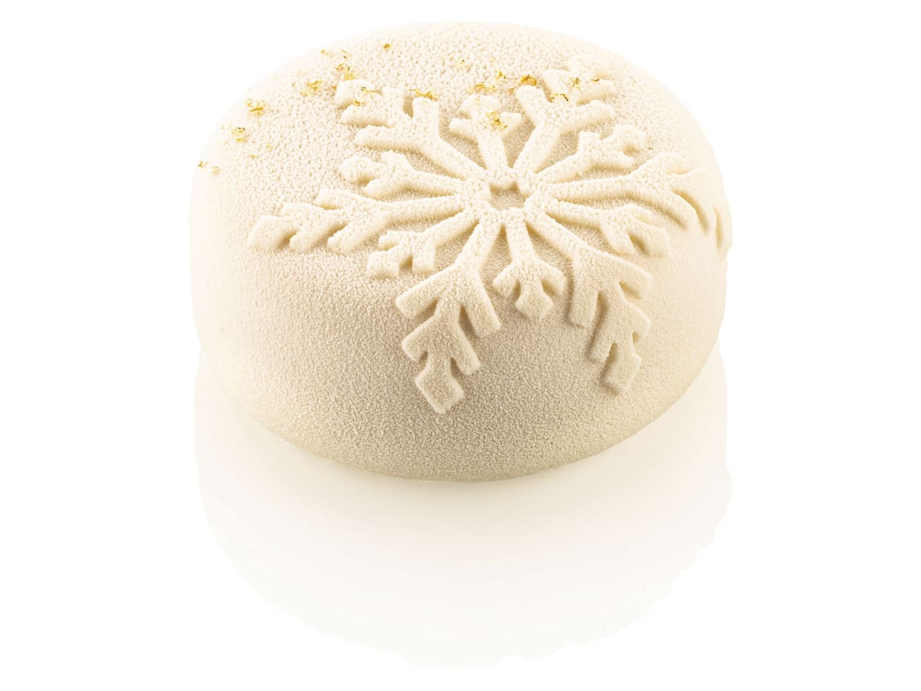 Moule silicone Nève - 6 mini décors flocon - 30 x 17,5 cm - Silikomart