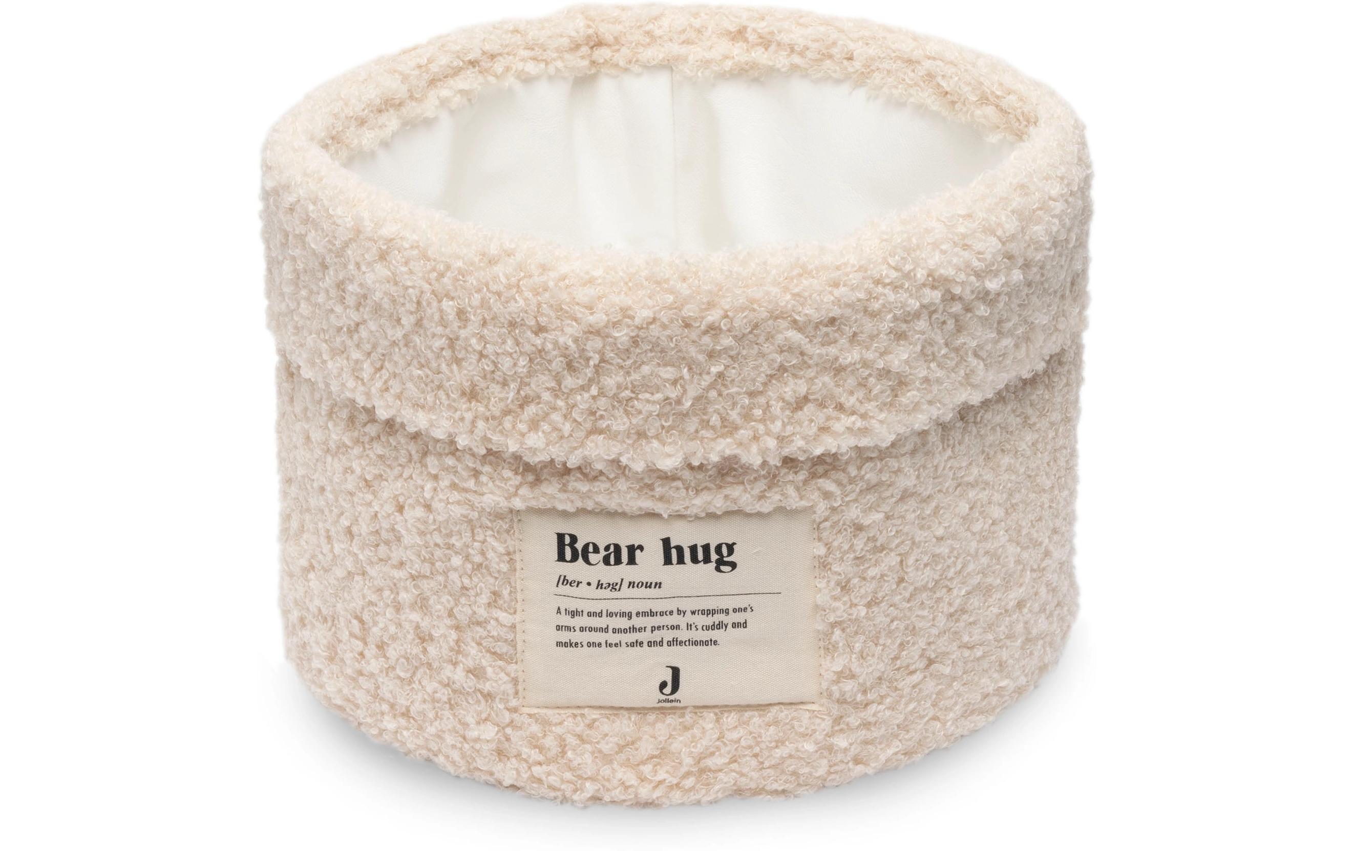 Pflegekörbchen Boucle Naturel 14 x 18 cmPraktischer Korb aus Bouclé-Stoff