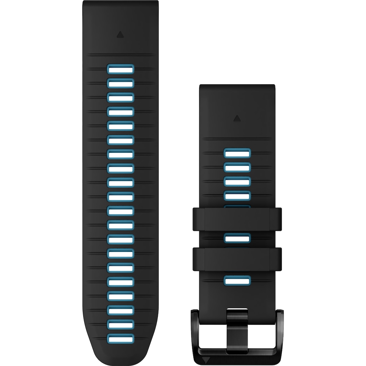 Garmin 26mm QuickFit klokkerem av silikon (sort/blå)