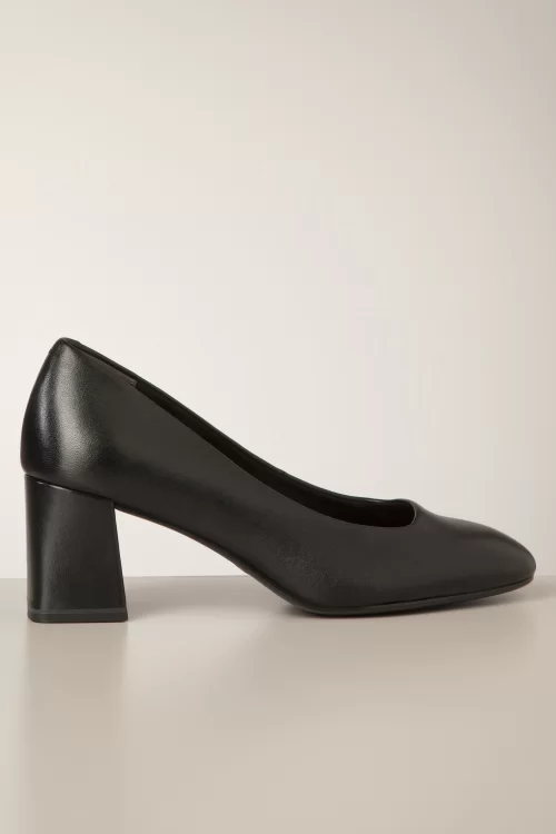 Tamaris Emmy pumps van leder in zwart