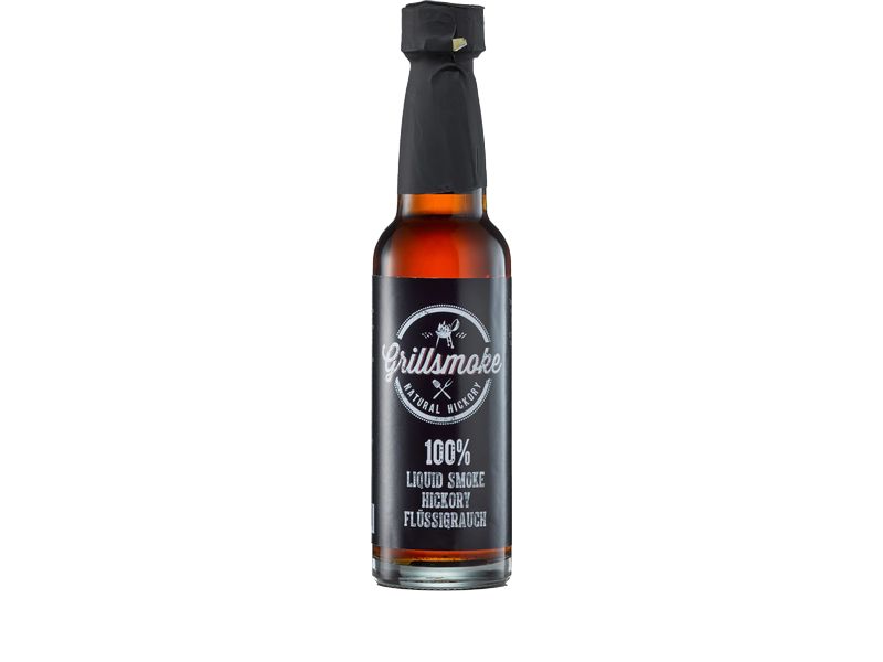 Grillsmoke Gewürz Flüssigrauch Hickory 100 ml Flüssiges Würzmittel mit Raucharoma