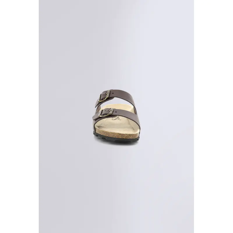 KICK ELK MARRON SANDALES Cuir Homme