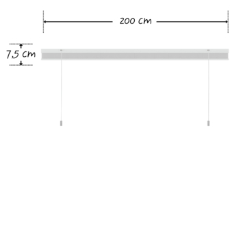 KARWEI enkel plisségordijn lichtdoorlatend wit (kleurnr. 6010) 200x180 cm (bxh)