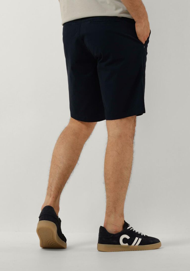 VANGUARD blauwe vanguard korte broek v65 shorts fine twill stretch