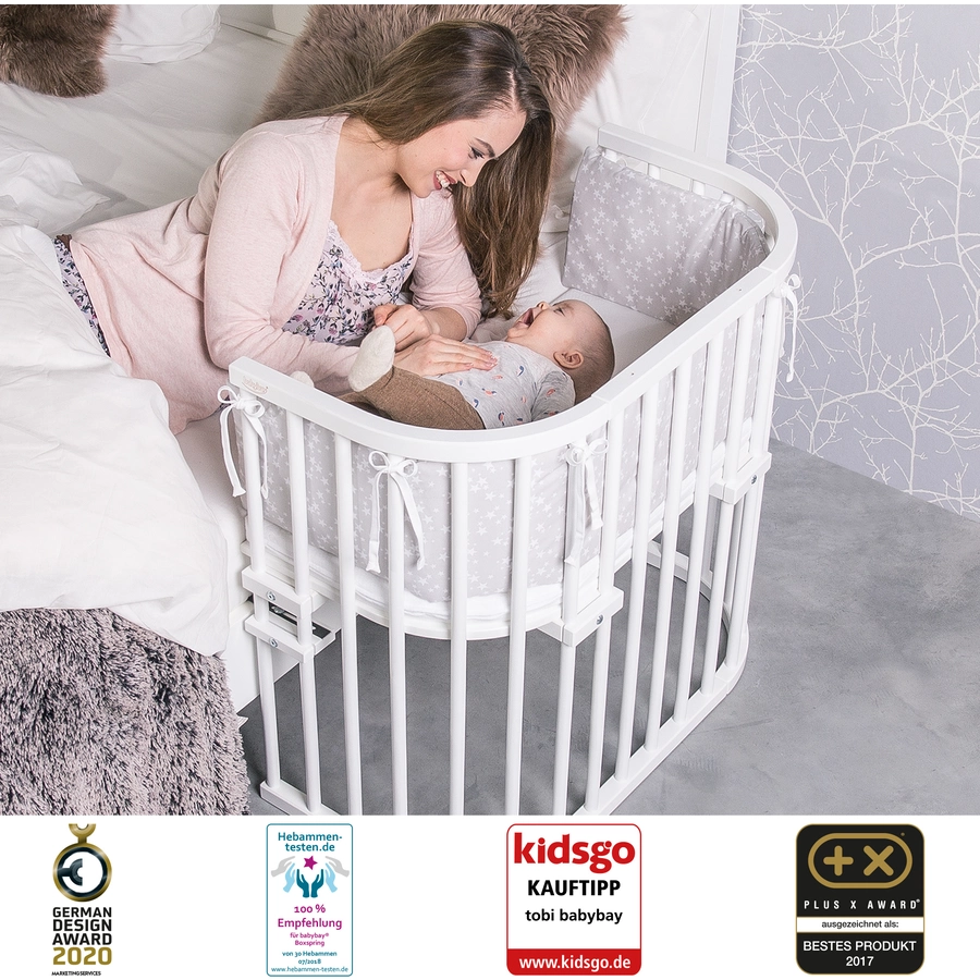 babybay Beistellbett Original weiß extra belüftet