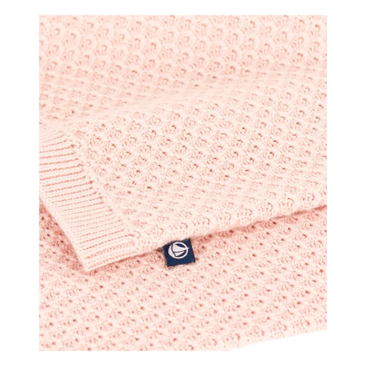Petit Bateau Cardigan Melene Point Suzette | Rose pâle