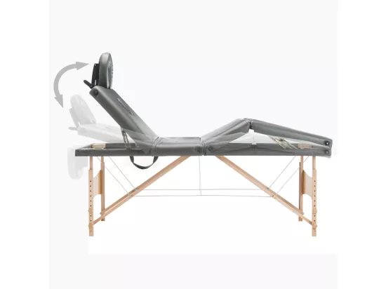 Table de massage avec bois marron 186 x 68 x 59 cm 02_0001802