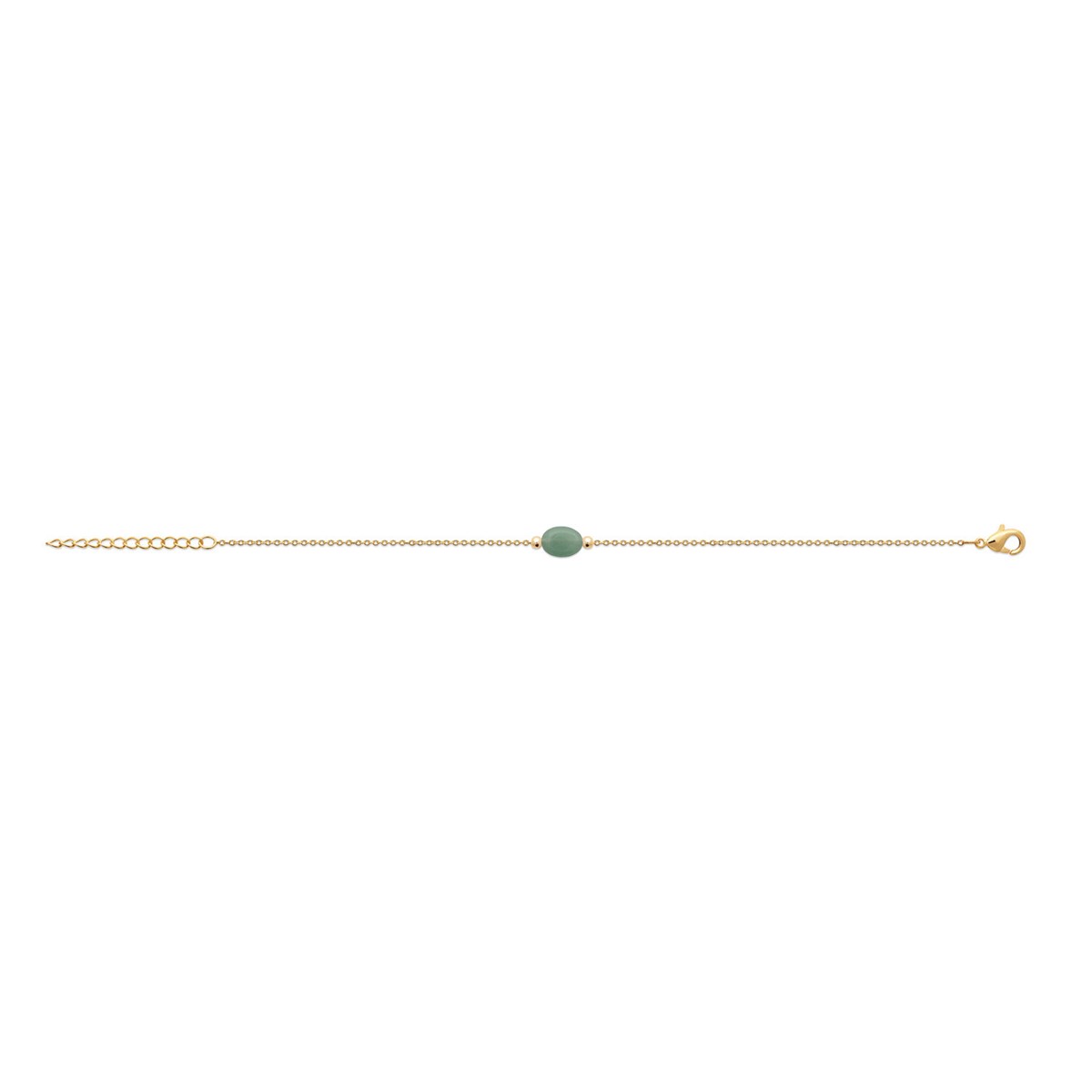 Bracelet Brillaxis aventurine verte
