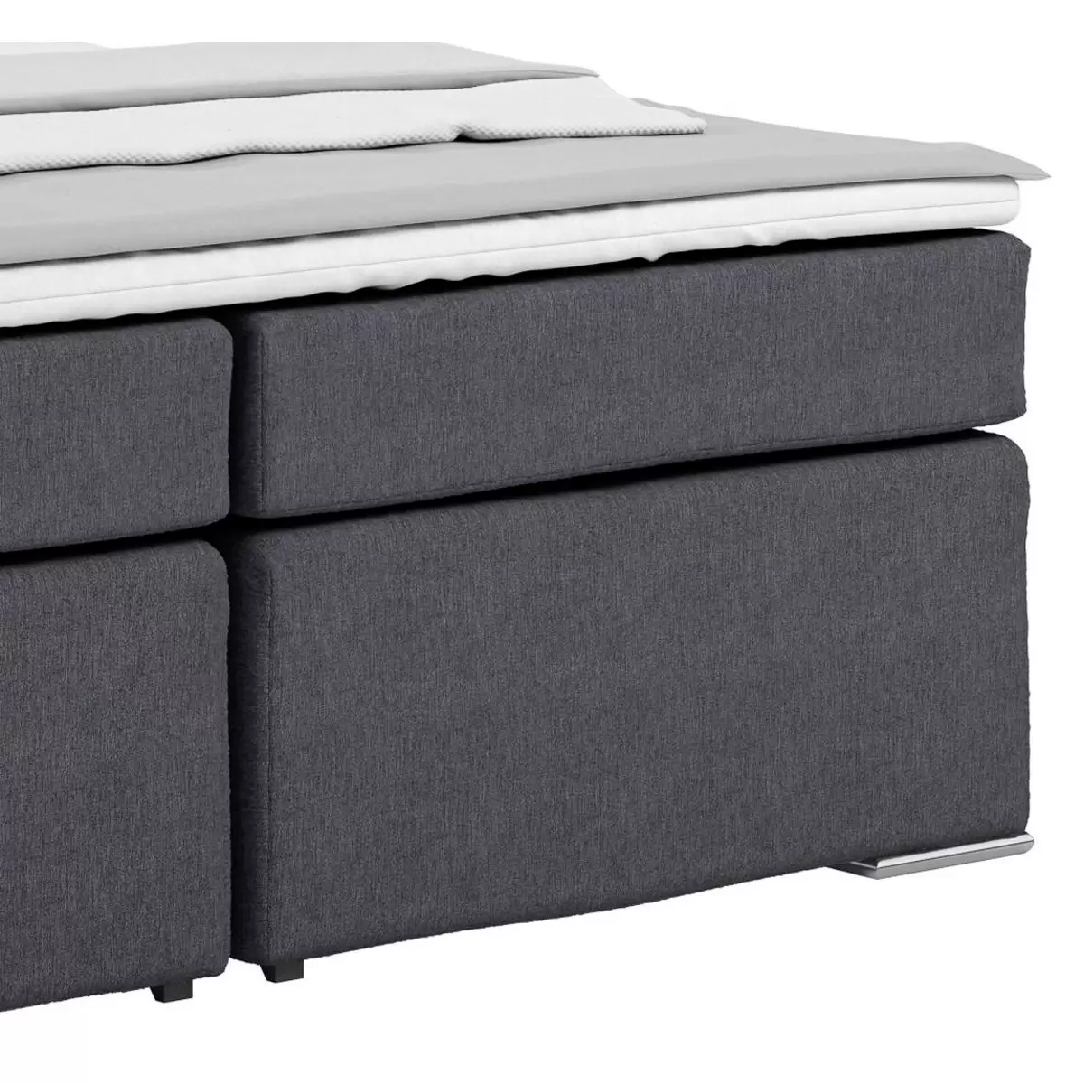Boxspringbett Nero 180 x 200 Dunkelgrau