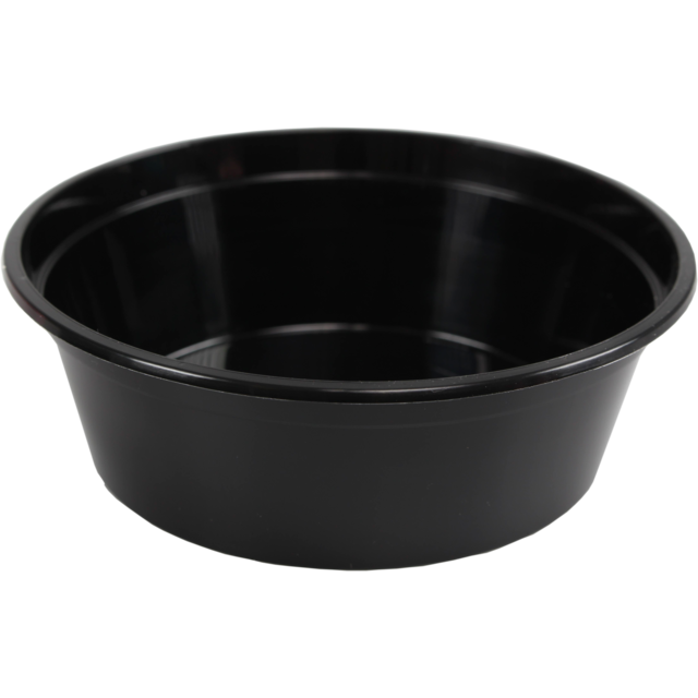 Bak, PP, 225ml, Ø119mm, kunststof cup, 39mm, zwart