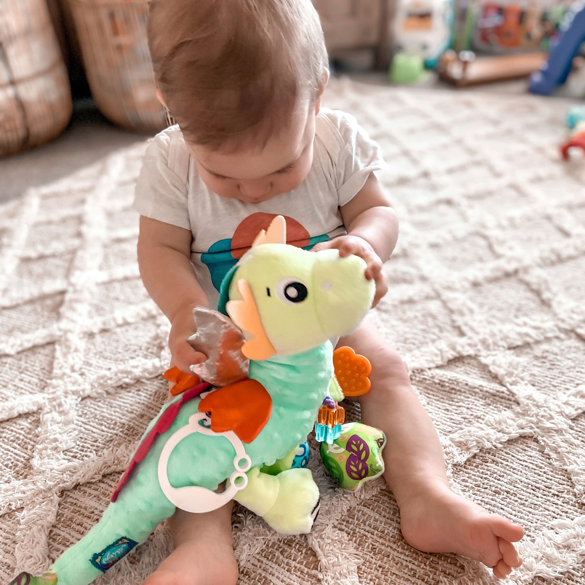 Playgro Hängespielzeug Sensory Friend Drache Dusty