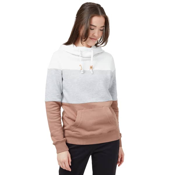 Sweatshirt TENTREE W BANSHEE HOODIE ELM WHITE HEATHER/HI RISE GREY HEATHER/MUSHROO M