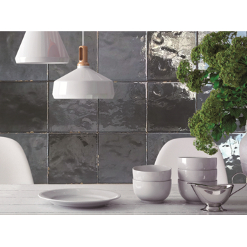 Wandtegel Sava grijs 13x13 cm 1m²