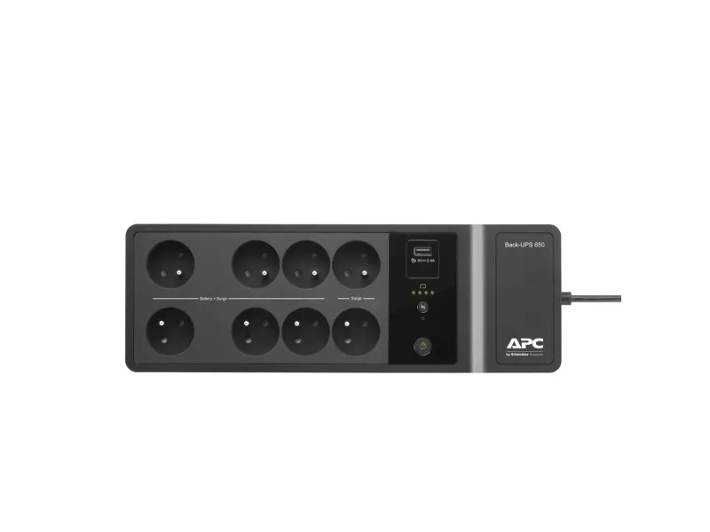APC Back-UPS BE650G2-CP - UPS - AC 220-240 V - 400 Watt - 650 VA - output-stikforbindelser: 8