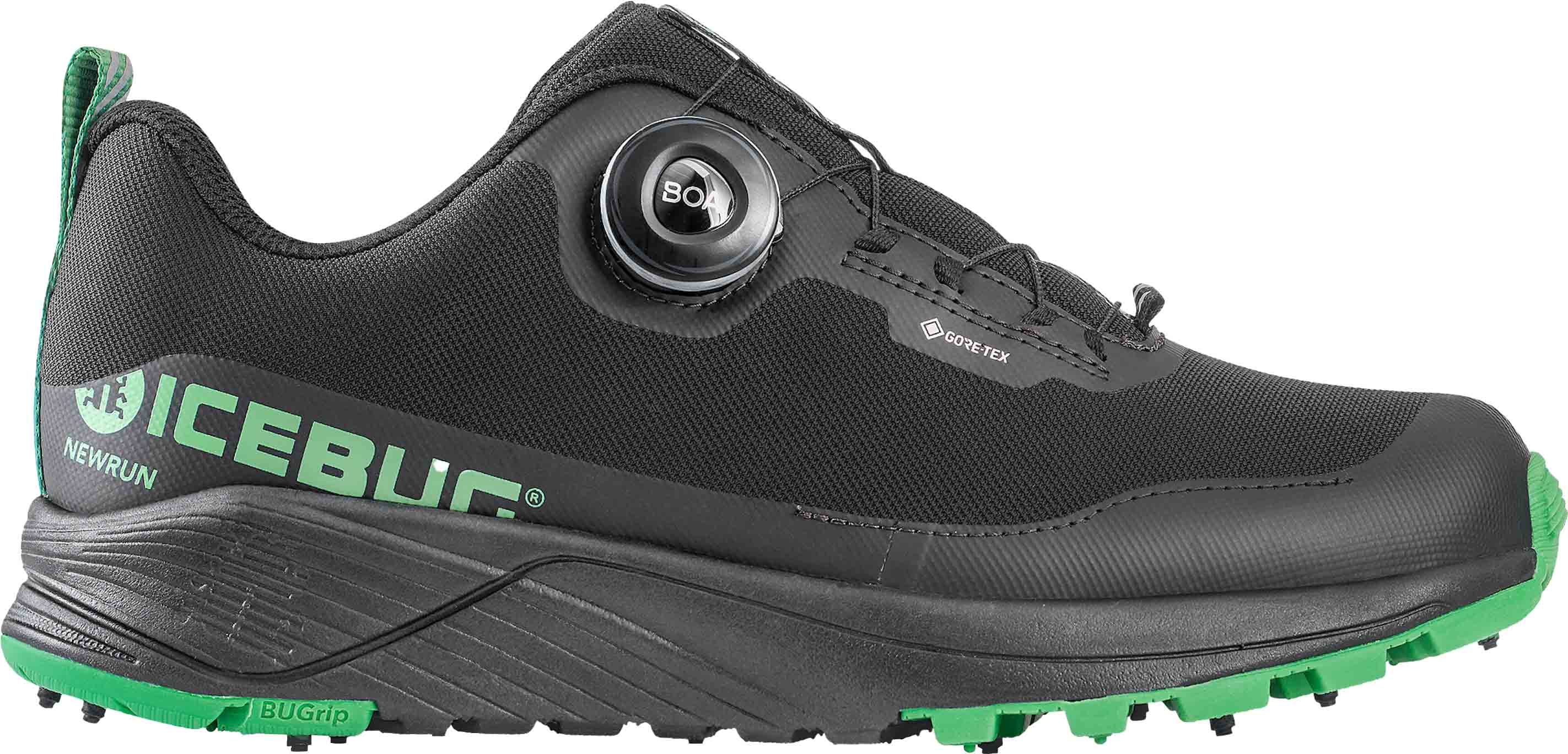 NewRun BUGrip GTX Dame Black/grass
