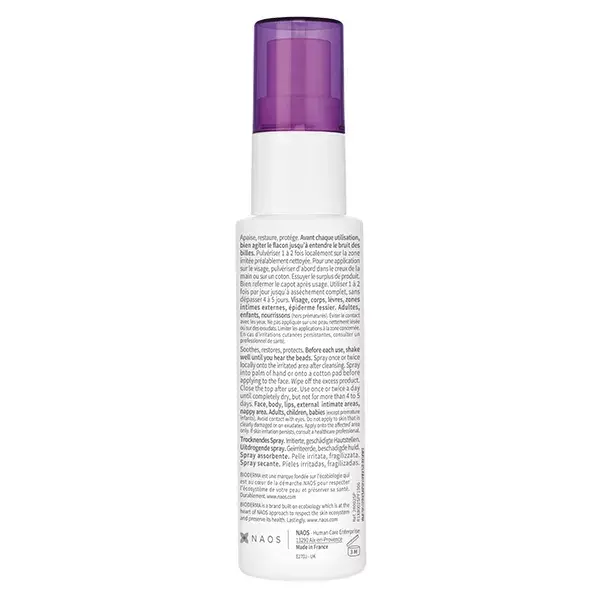 Loção Spray Reparadora Secante Bioderma Cicabio para Pele Irritada 40ml