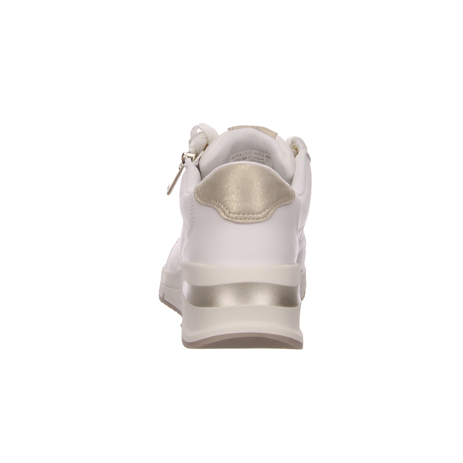 Tamaris Damen Schnürhalbschuhe weiss/weiss kombi