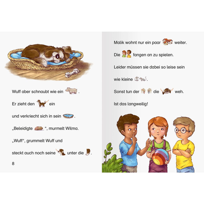 Leserabe - Vor-Lesestufe - Wilma und ihr Hund Wuff