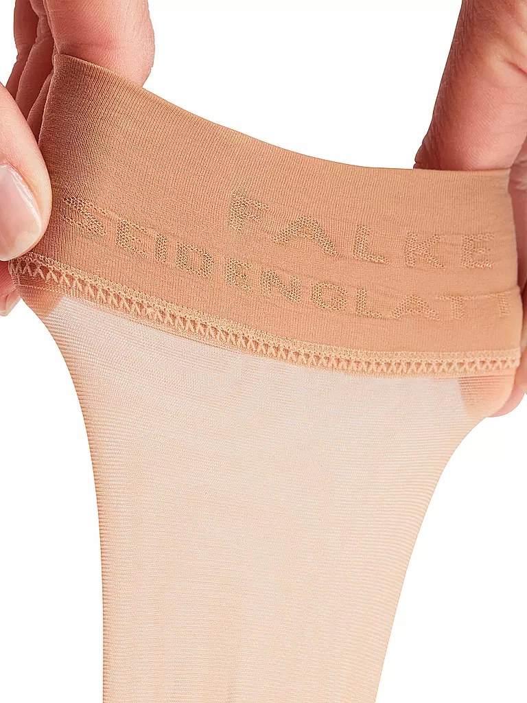 FALKE Söckchen SEIDENGLATT 15 DEN powder  beige