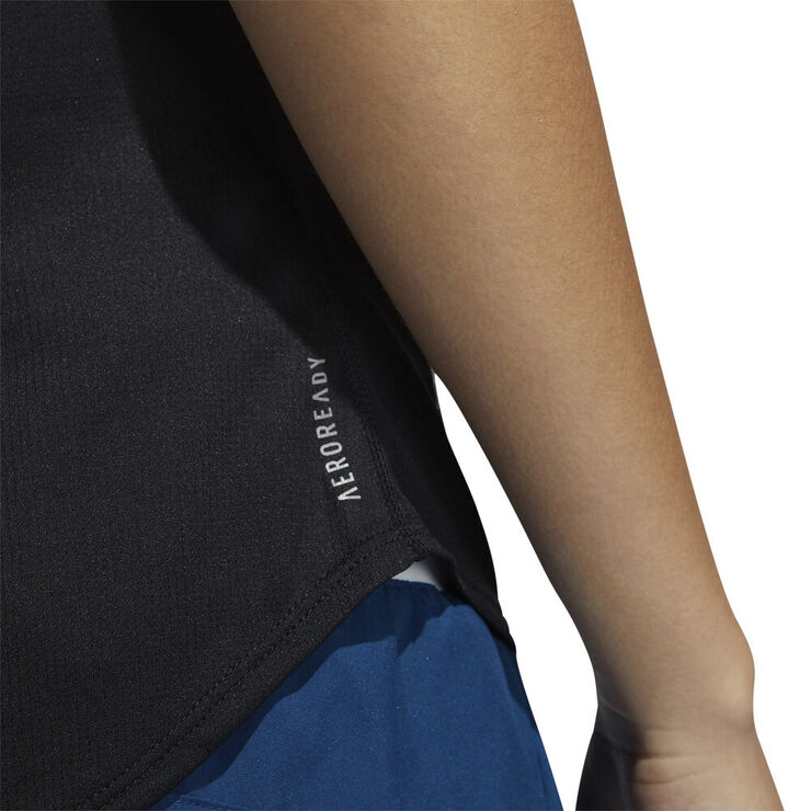 adidas Run It 3-Stripes Fast T-shirt Sort