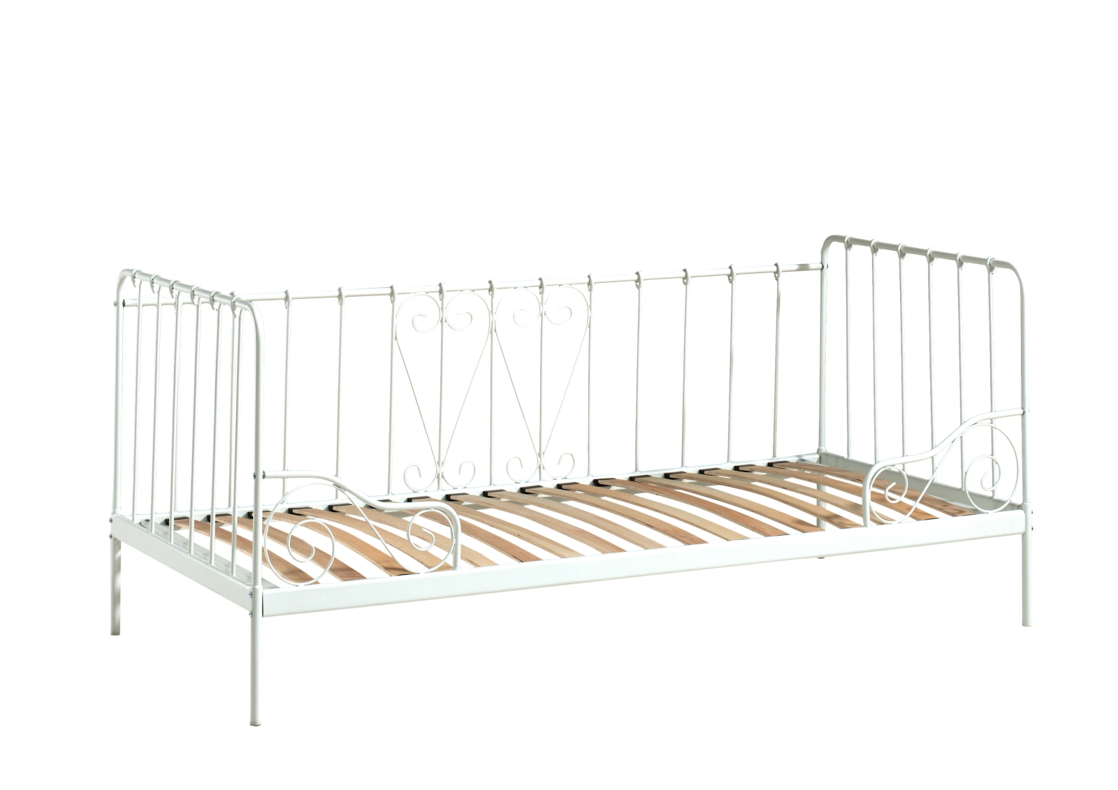 Kojen-Metallbett ALICE - weiß - 90x200 cm