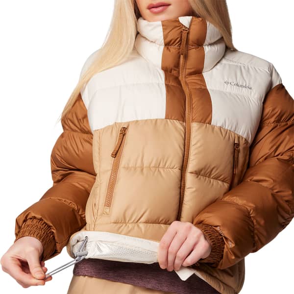 Doudoune ski COLUMBIA PIKE LAKE II CROPPED JACKET W CANOE/CHALK/CAMEL BROWN