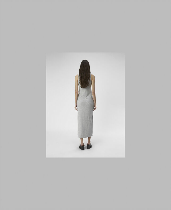 Object OBJJAMIE S/L LONG DRESS NOOS Light grey melange