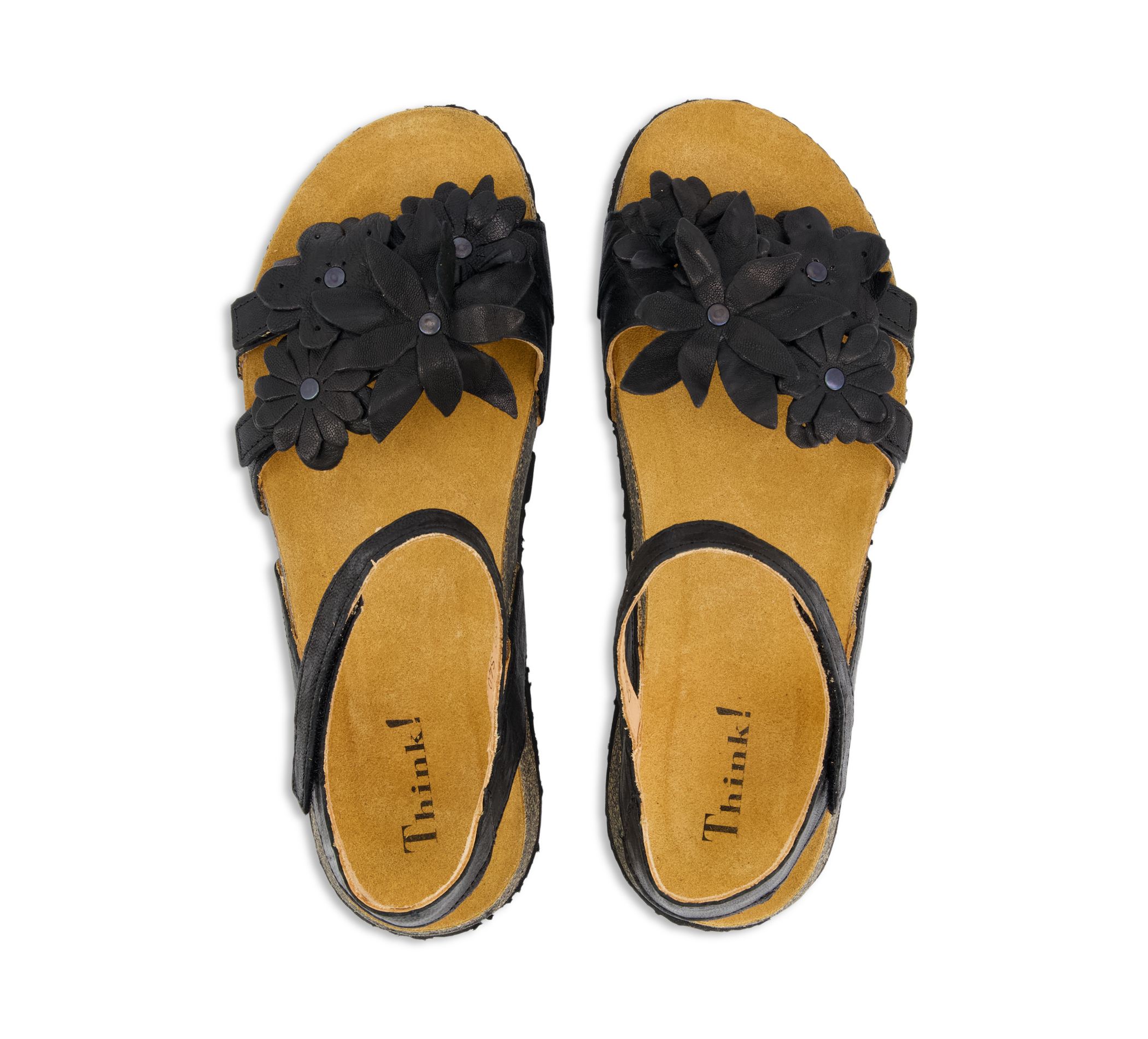 Think! Koak - Riemchensandalen schwarz