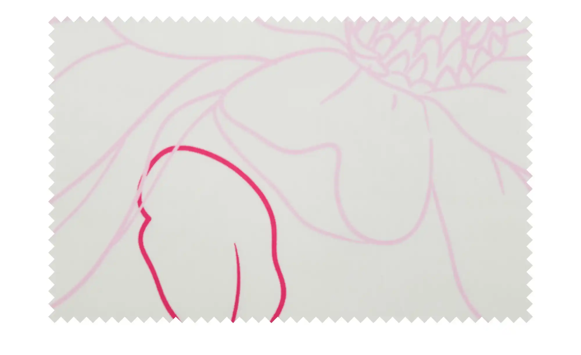 como Satin Wende-Bettwäsche Lipstick