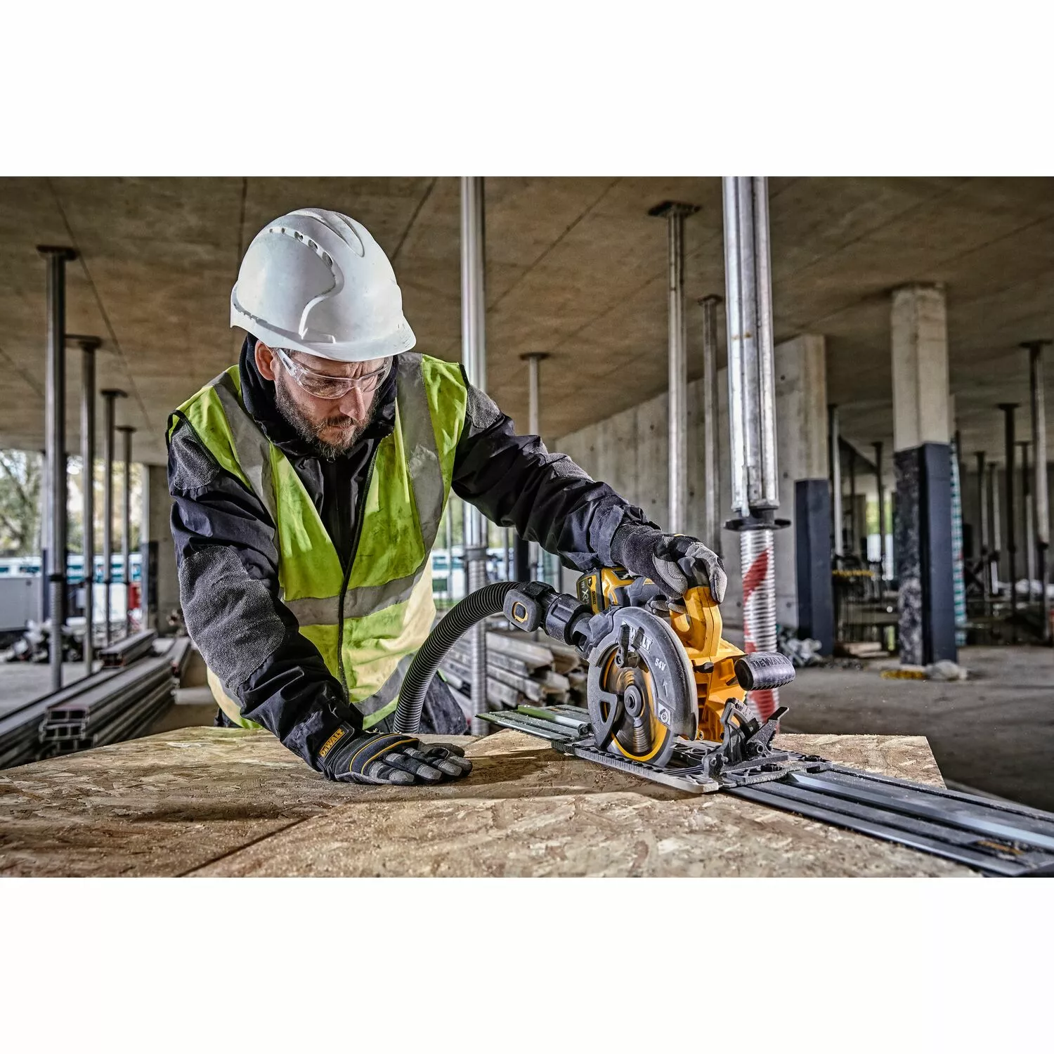 DeWALT DCS579NT 54V FlexVolt Li-Ion accu cirkelzaag body in TSTAK - 190mm