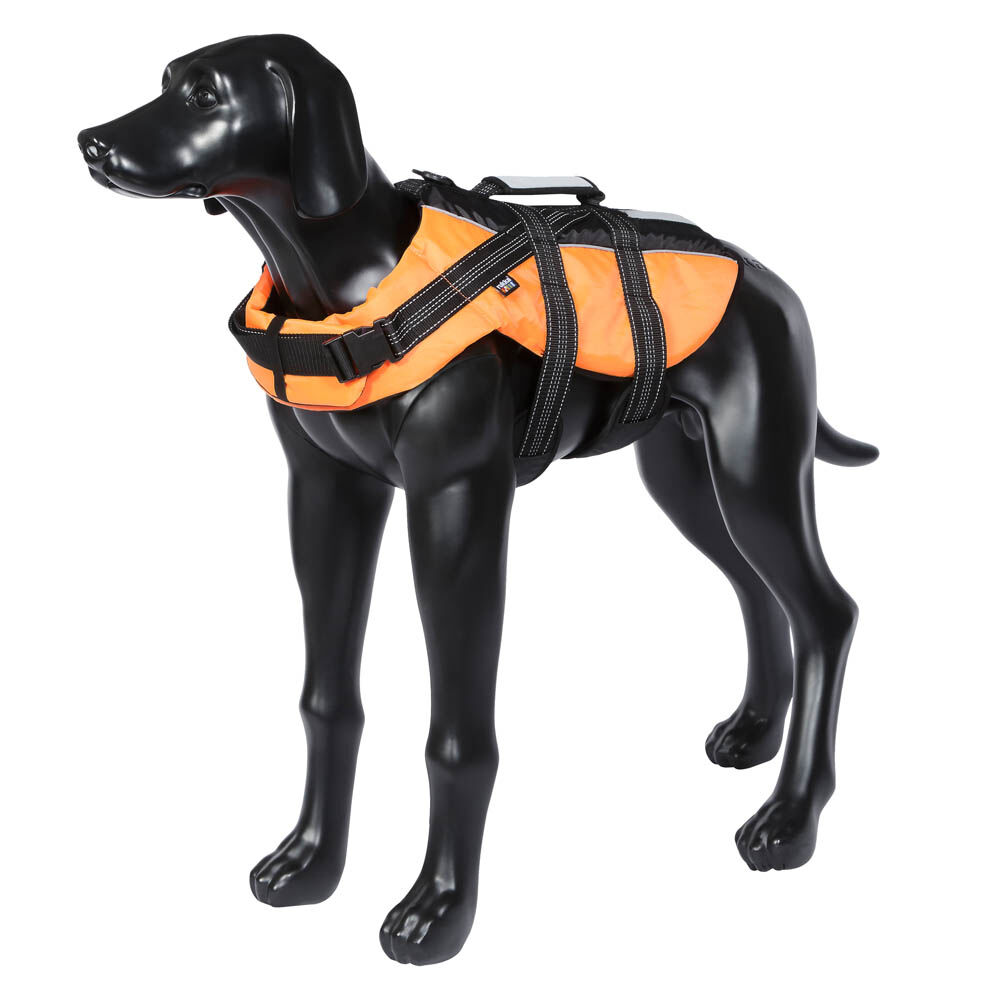 Rukka Pets - Zwemvest voor honden - zwart/oranje - XS
