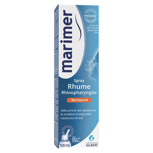 Spray Nasal Desobstruído Marimer Água do Mar 100ml