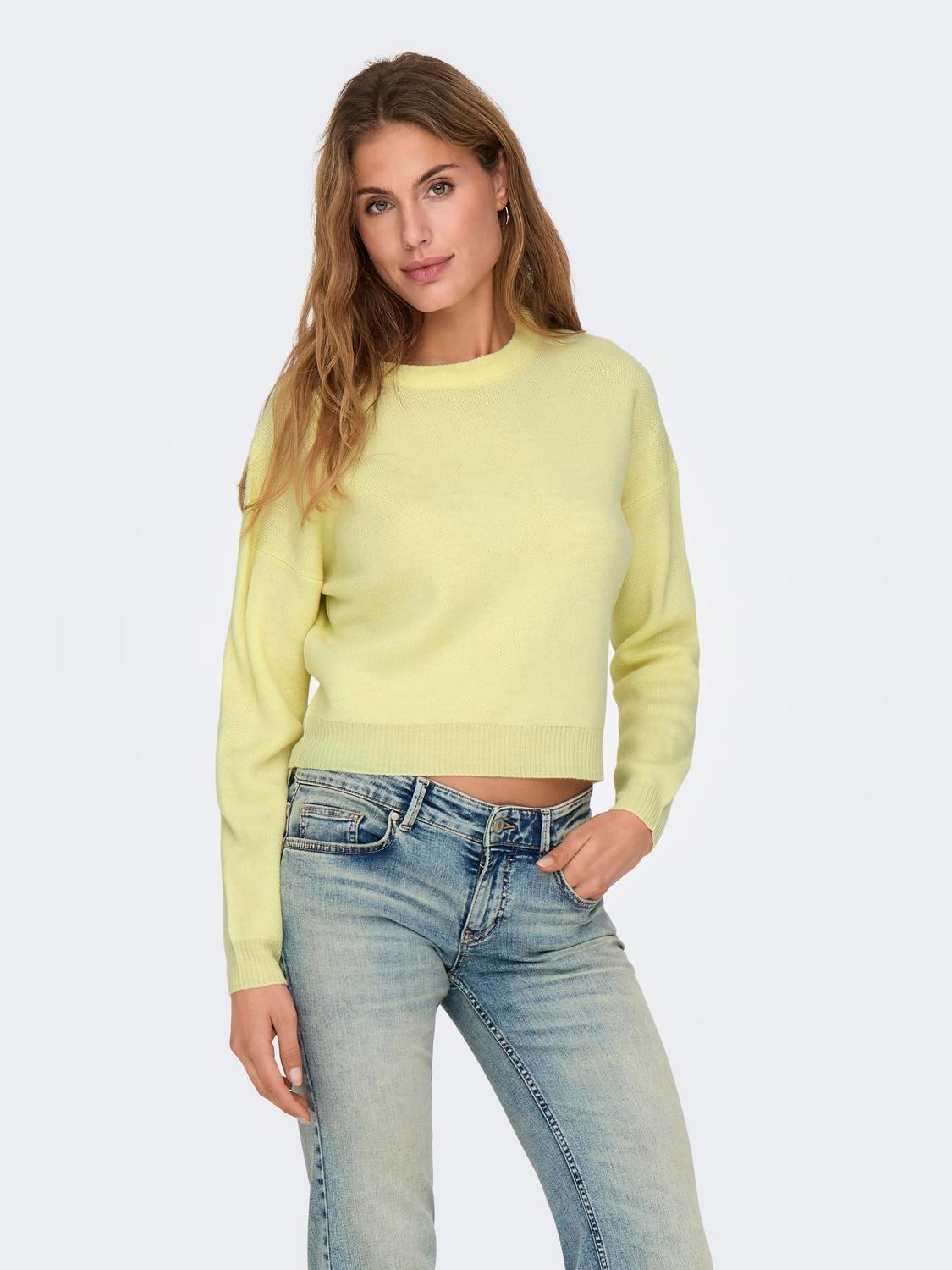 ONLBETTY Strickpullover Wax Yellow