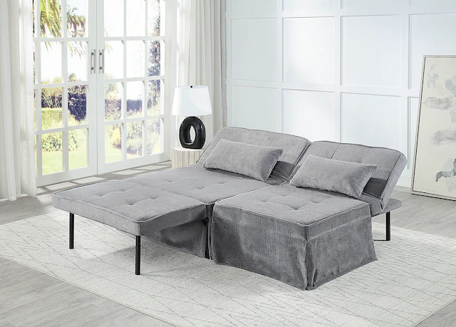 ATLANTIC home collection Schlafsofa »Finn« wandelbar zum Loungesessel, Relaxliege und Gästebett, inkl. Kissen