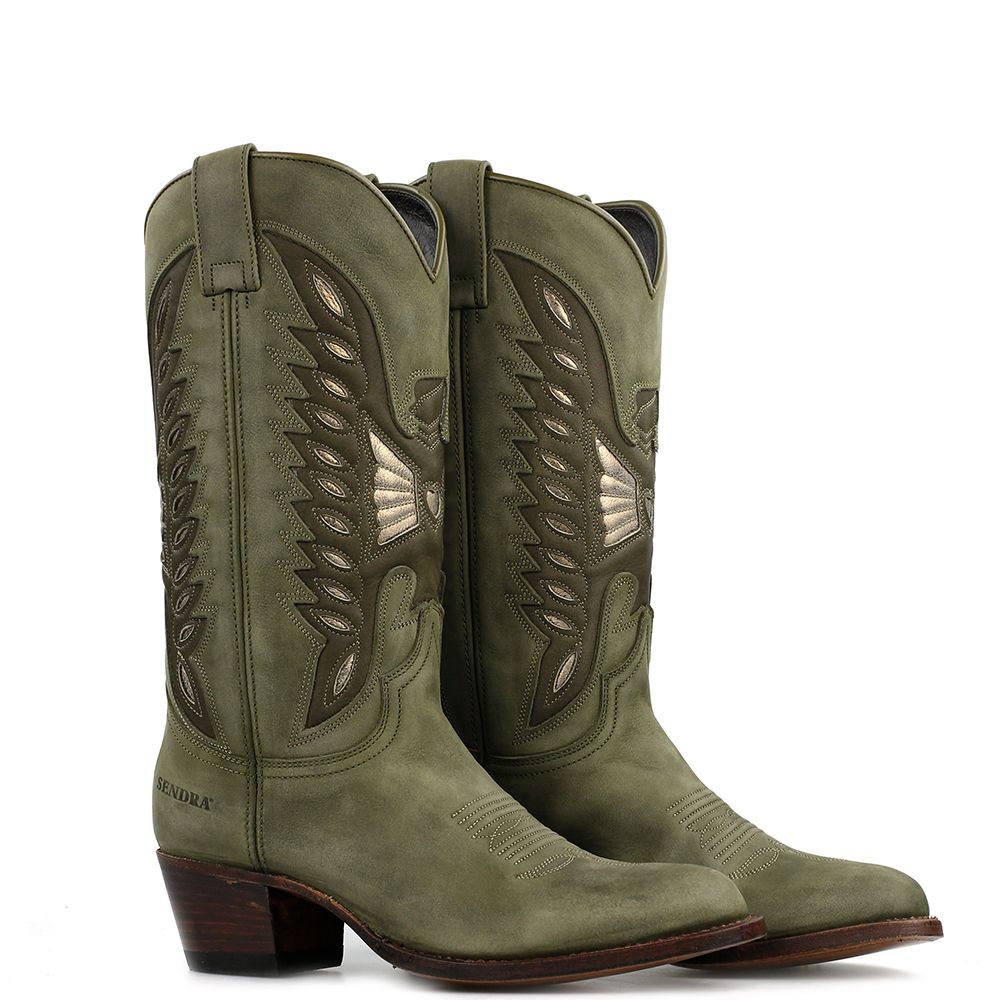 Sendra cowboyboots 8850 Flota Military