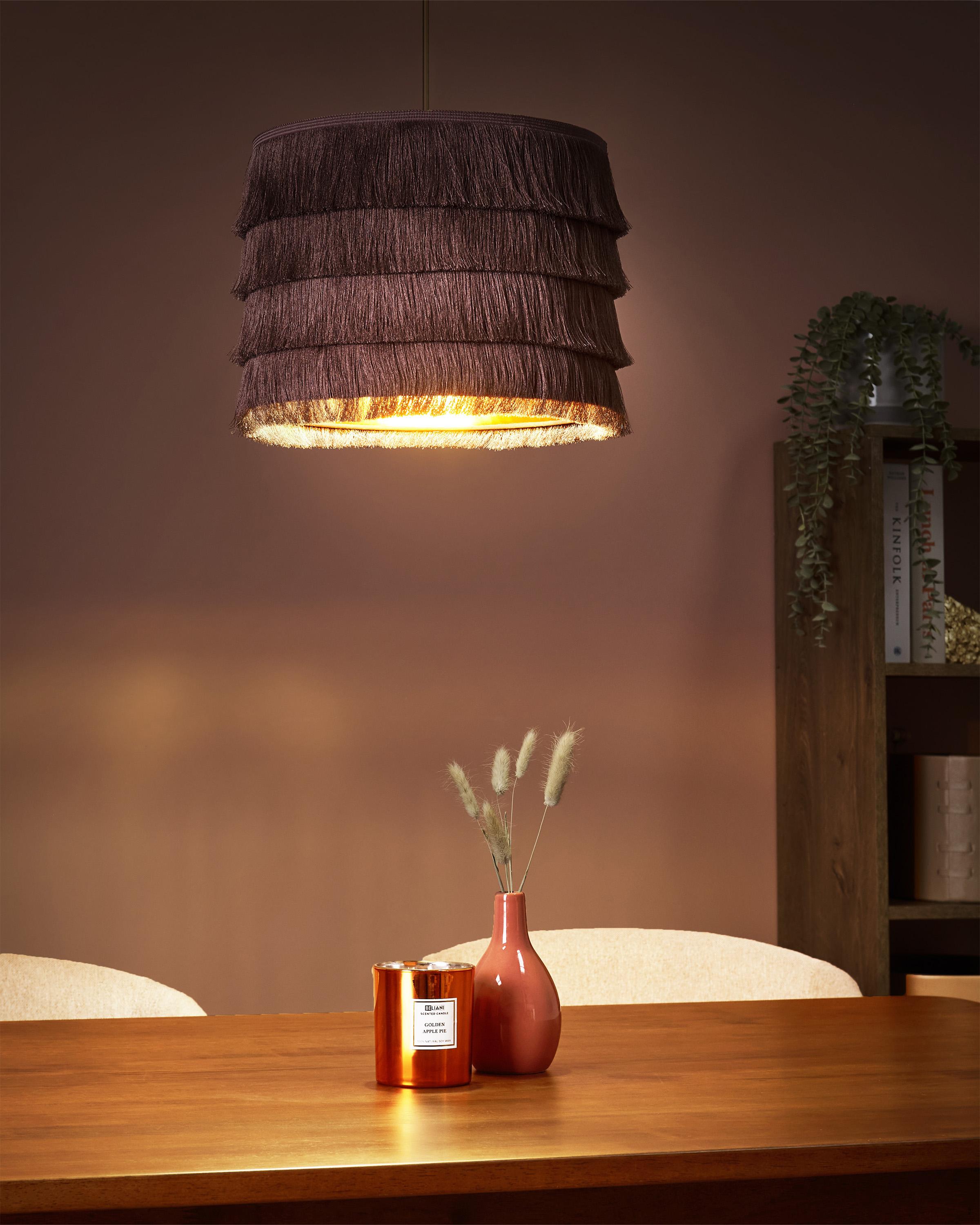 Hanglamp SUAPURE Stof Roze