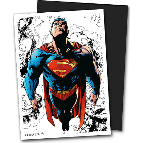 Lommer i mat finish med Superman - 100 stk.