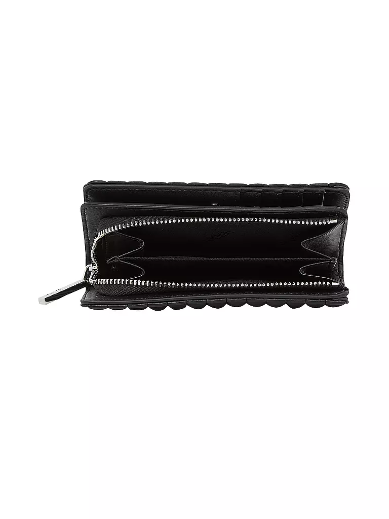 CALVIN KLEIN Geldbörse MINI LINE QUILT Medium schwarz