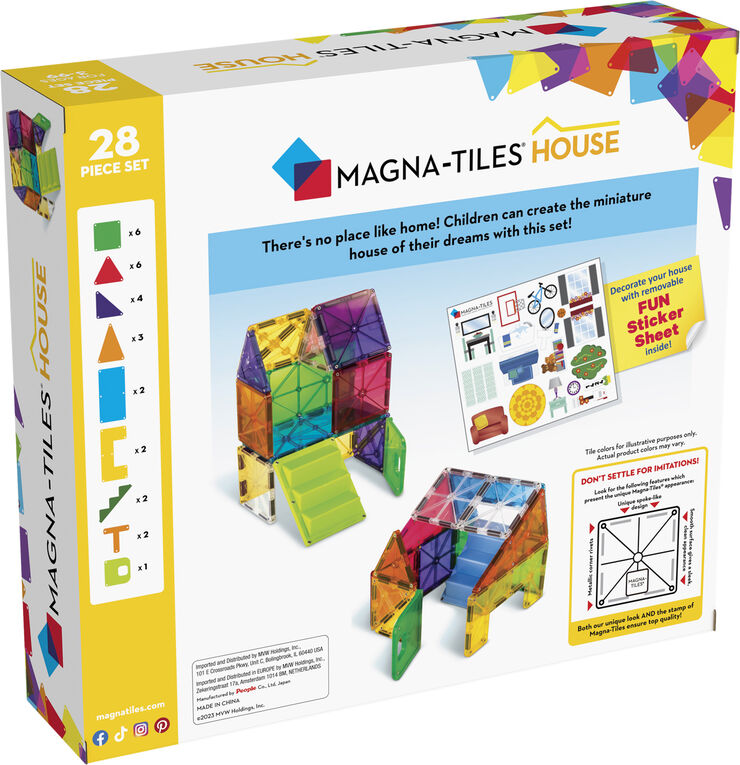 Magna-Tiles Magna-Tiles House 28pcs
