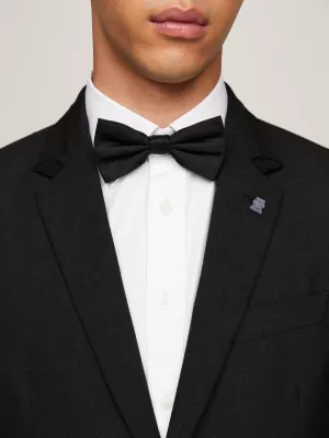 Blazer de smoking slim fit em lã