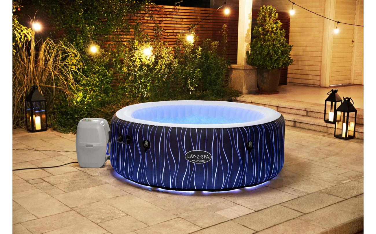 Lay-Z-Spa Hollywood 196x66cm met LED licht