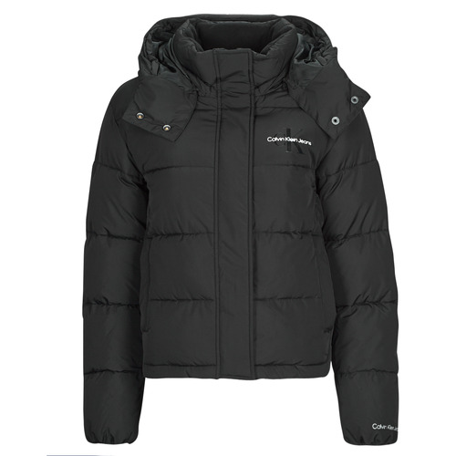 Calvin Klein Jeans - MONOLOGO NON DOWN SHORT PUFFER - Noir