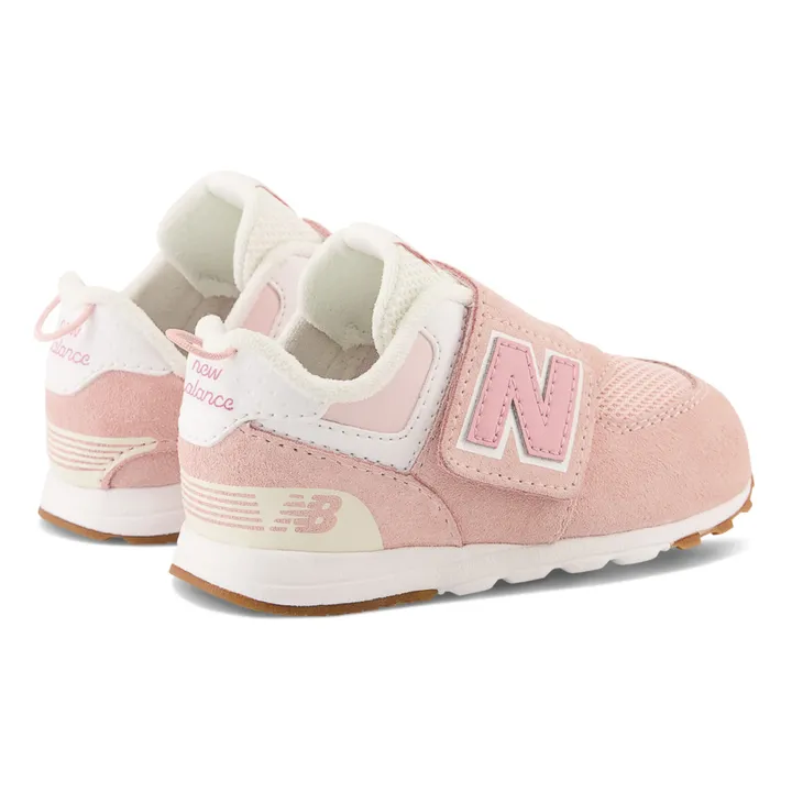 New Balance Baskets Scratchs 574 Baby Suede | Rose pâle