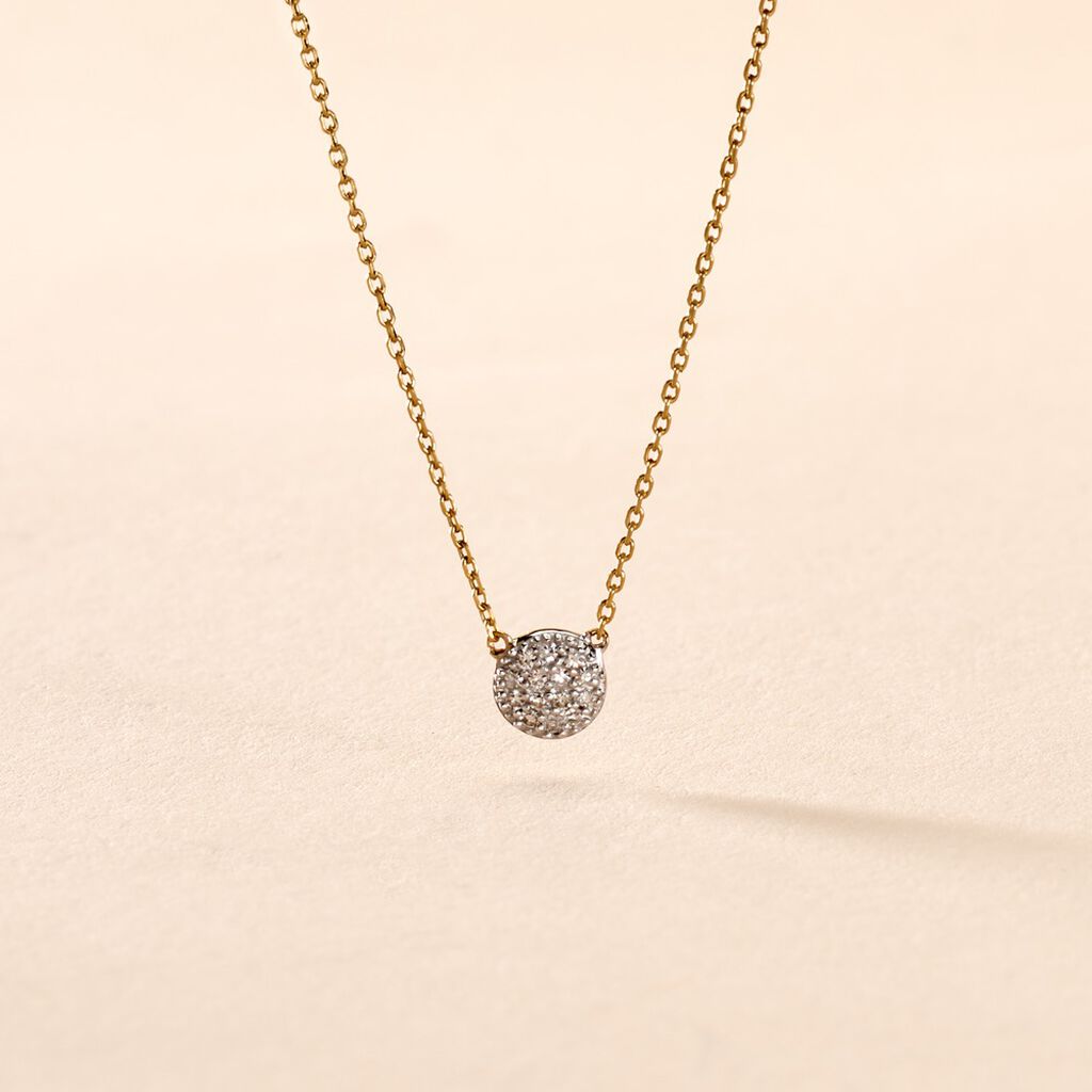 Collier Teani Or Jaune Diamant
