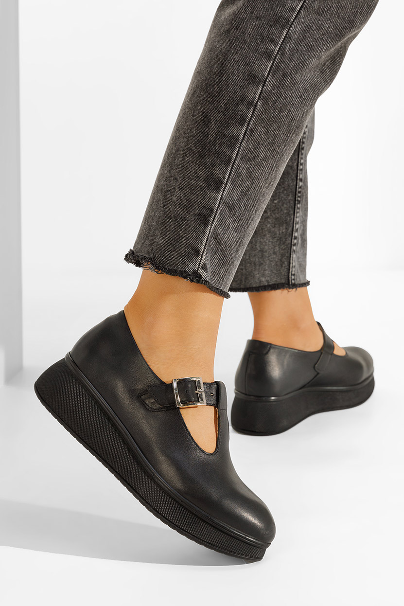 Chaussures casual à plateforme noirs Gilena V2