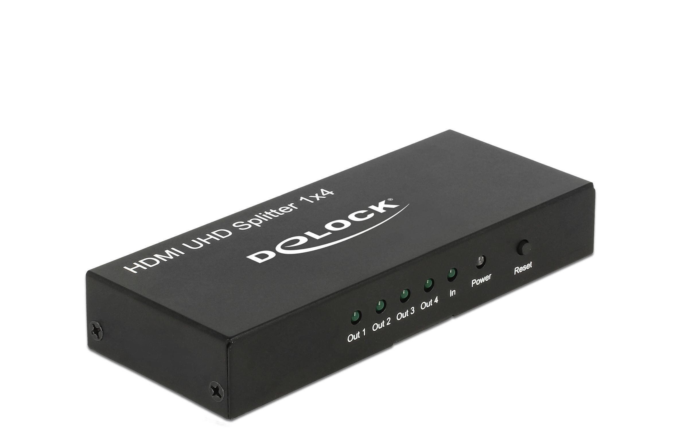 4-Port Signalsplitter HDMI - HDMI 4K/60Hz4-Port HDMI-Signalsplitter, Aktiv