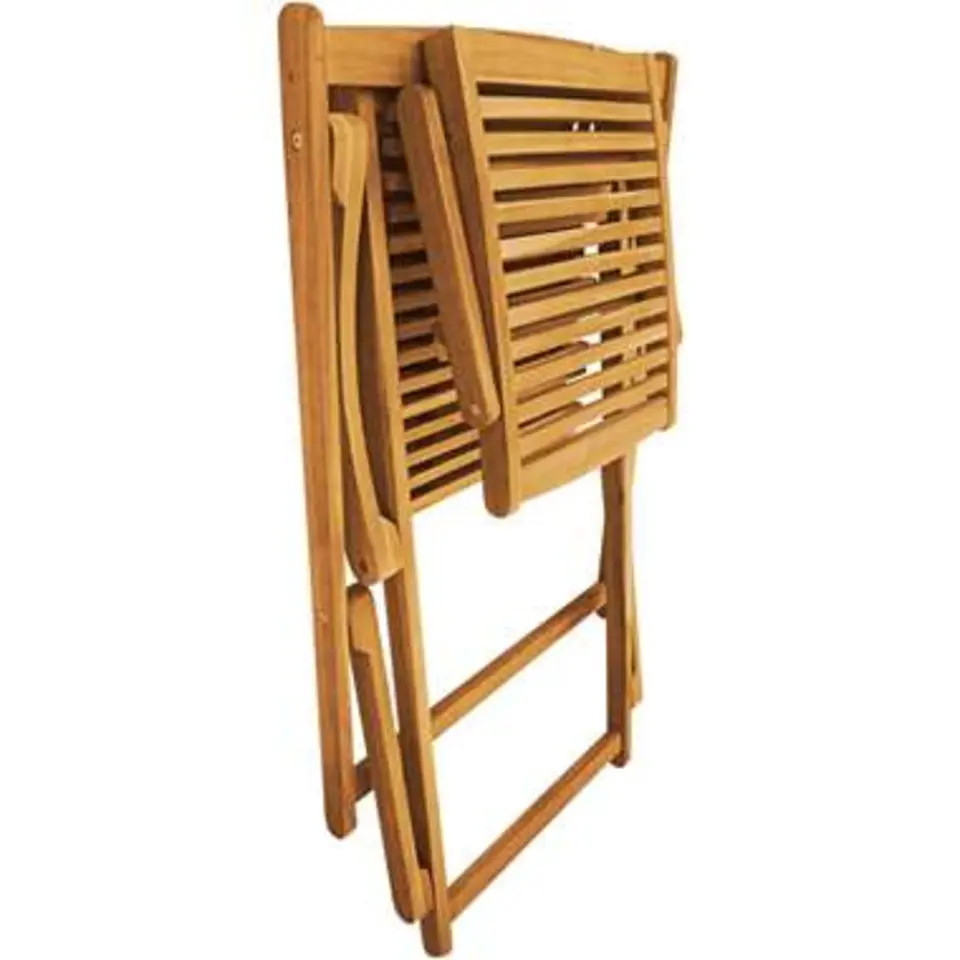 vidaXL - Ligstoel - Bruin - Hout