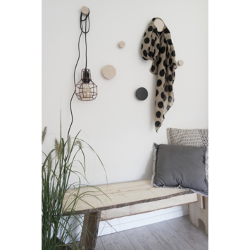 Siro jashaak enkel Knop zwart beuken