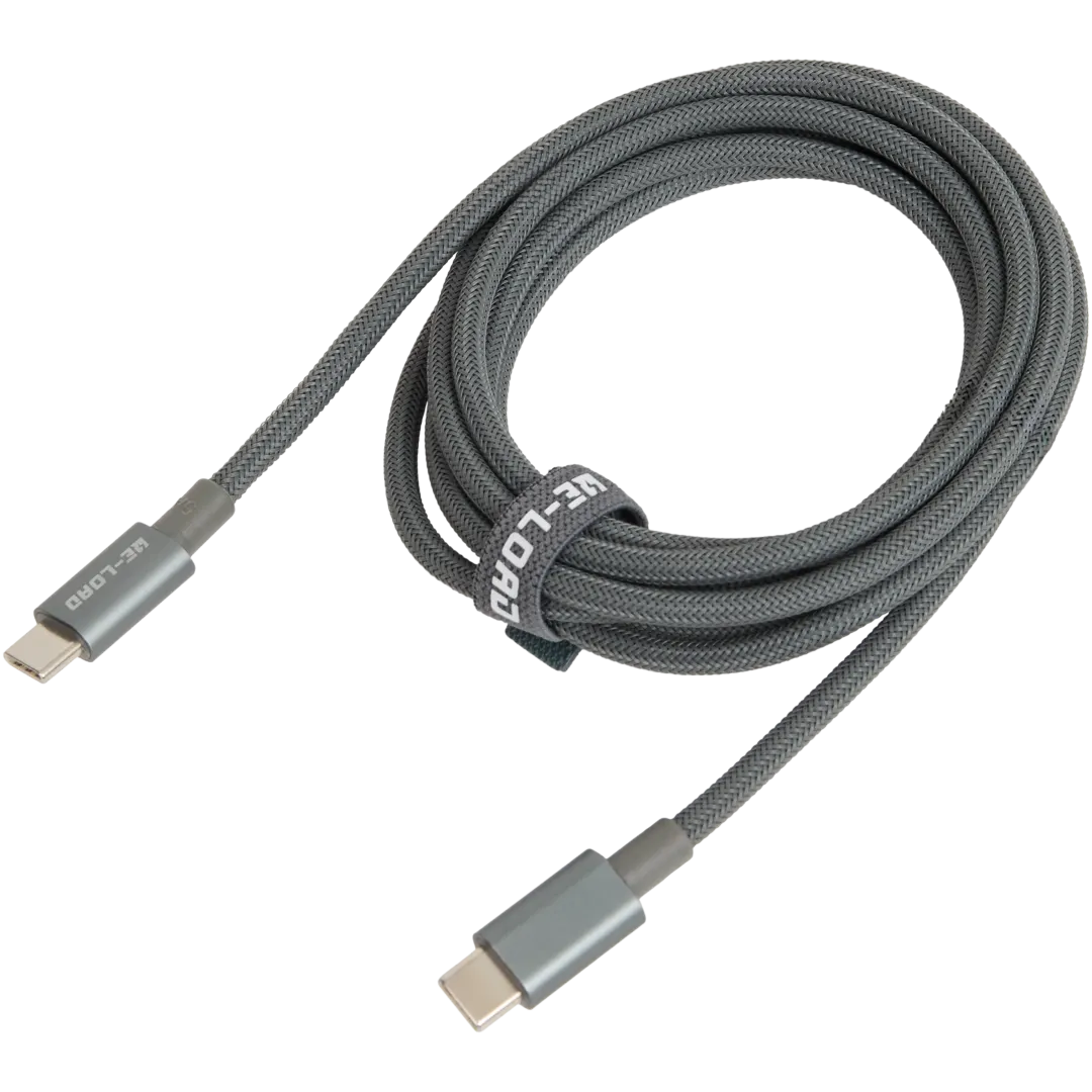 Re-load snelle laad- en datakabel USB-C naar USB-C 2.0 2 meter | diverse kleuren